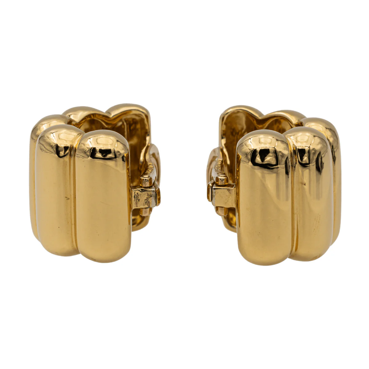 Boucles d'oreilles Clips O.J PERRIN en or jaune - Image 3