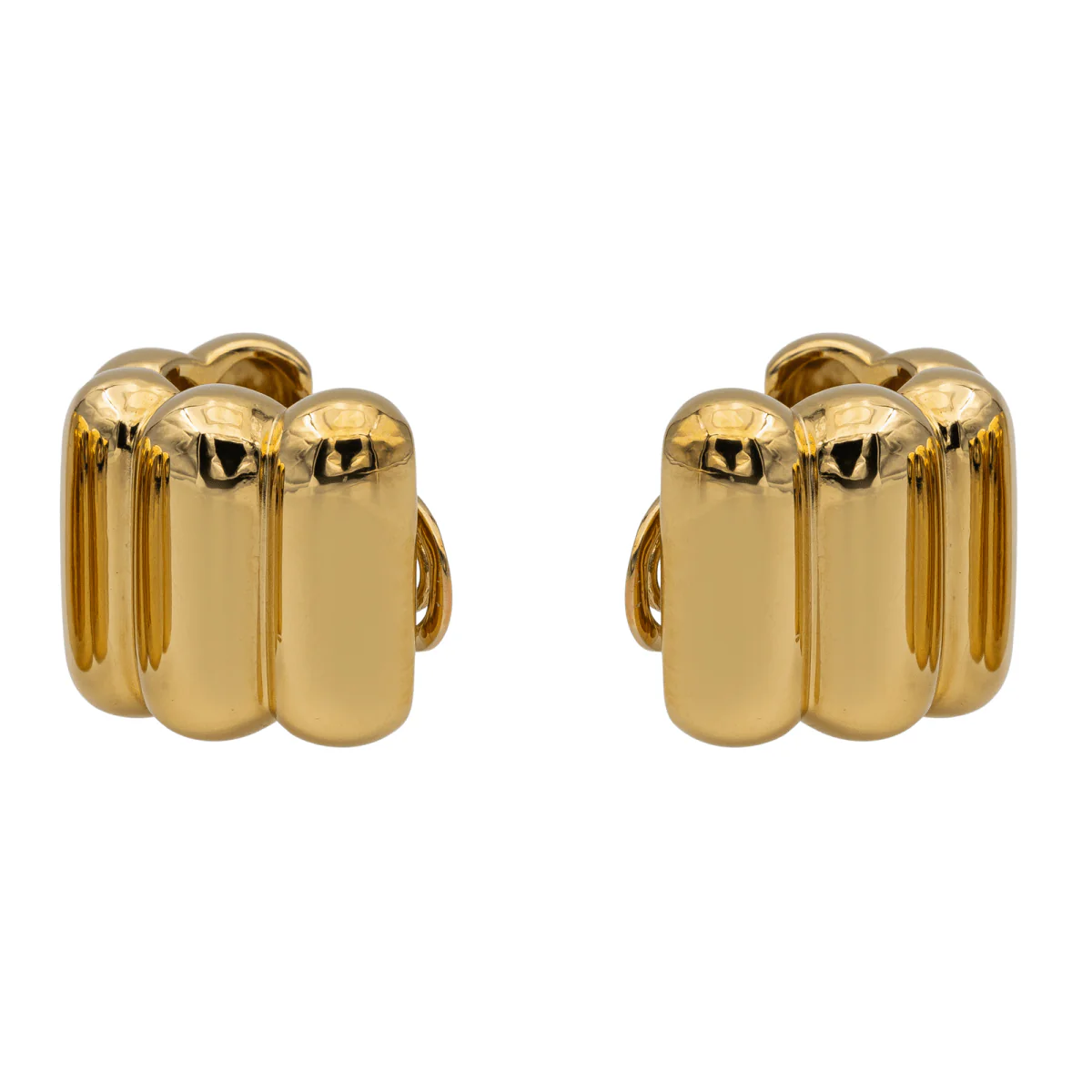 Boucles d'oreilles Clips O.J PERRIN en or jaune - Image 5
