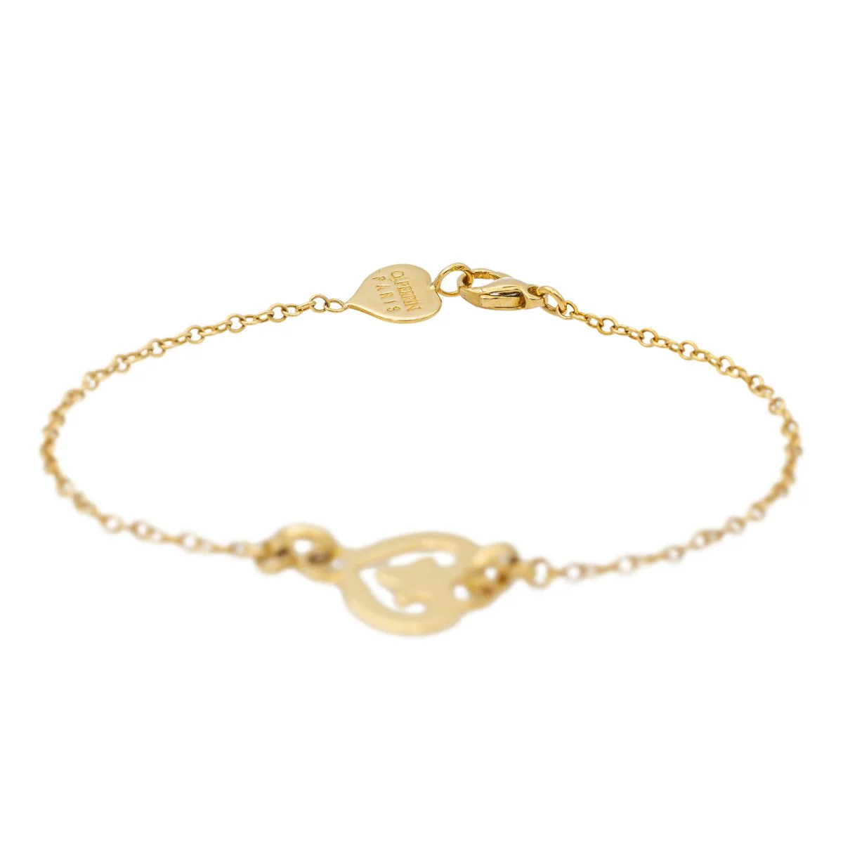 Bracelet O.J. PERRIN "Coeur de Légende" en or jaune - Image 4
