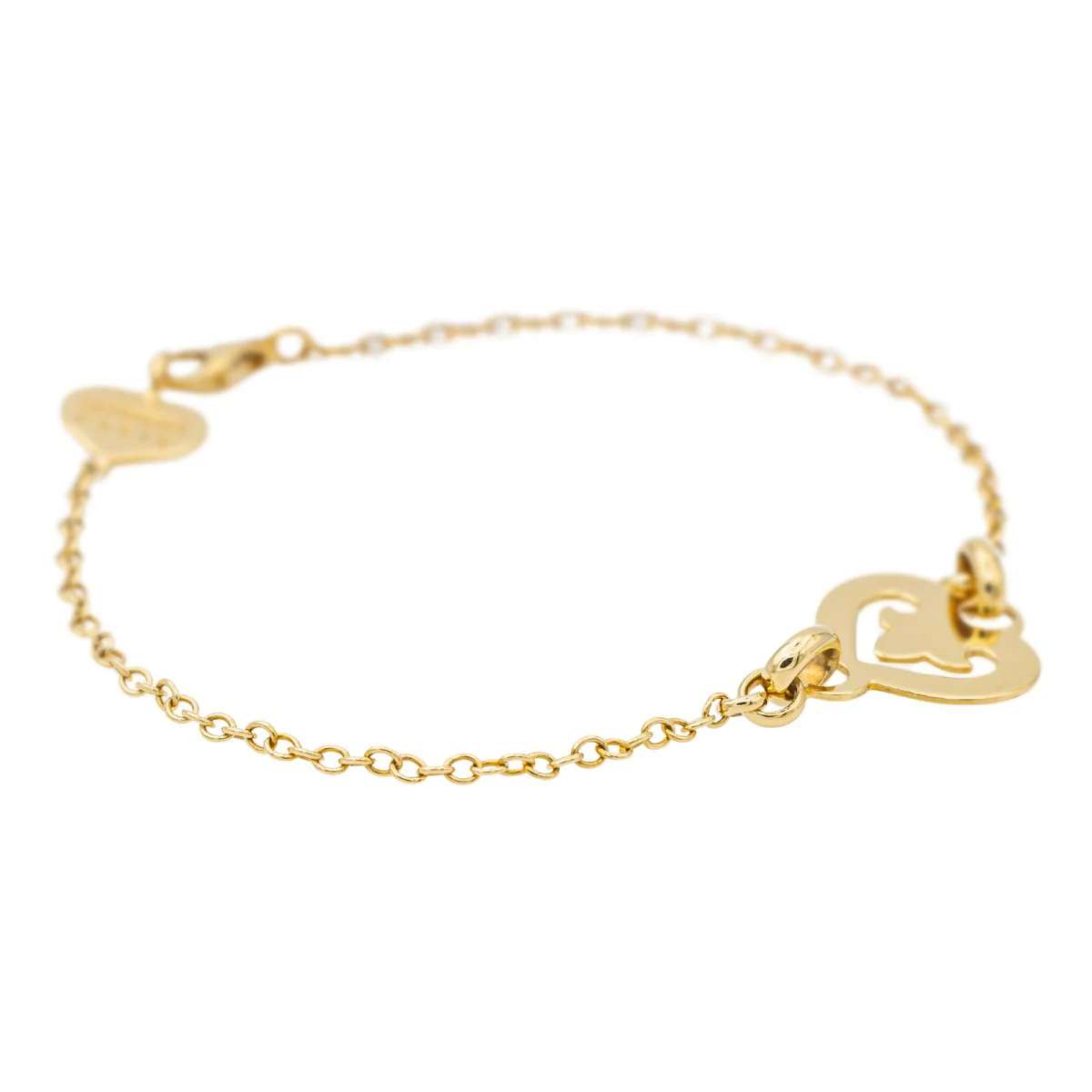 Bracelet O.J. PERRIN "Coeur de Légende" en or jaune - Image 5