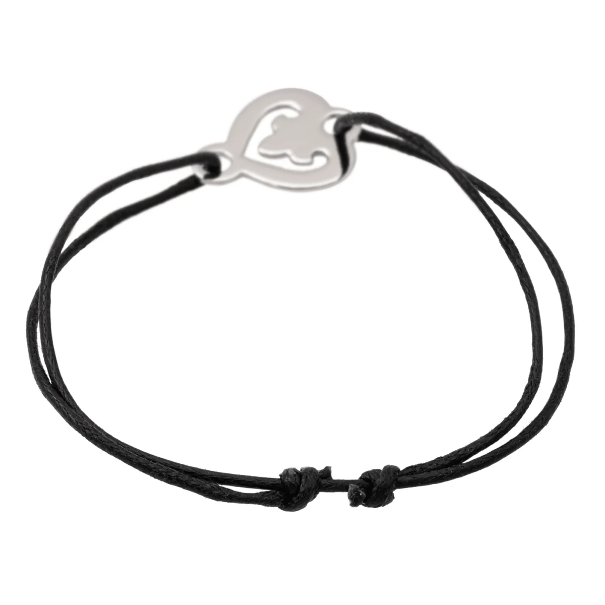 O.J. Perrin Bracelet Coeur légendes Or blanc - Image 4