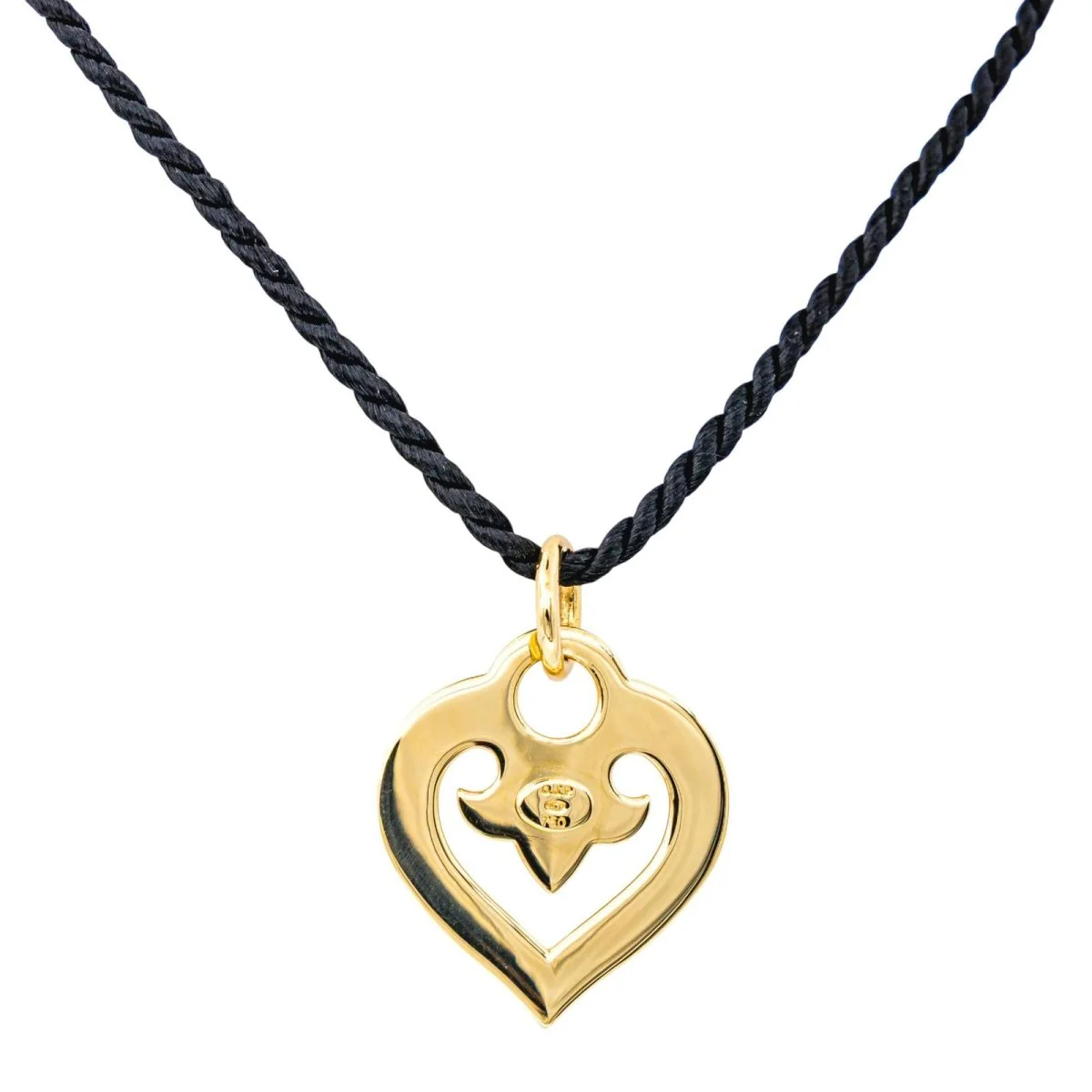 Collier Pendentif O.J PERRIN "Coeur Légende" en or jaune