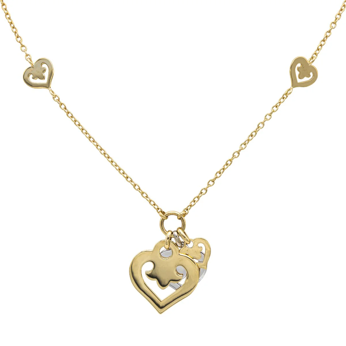 O.J. Perrin Collier Coeur  Or jaune - Image 4