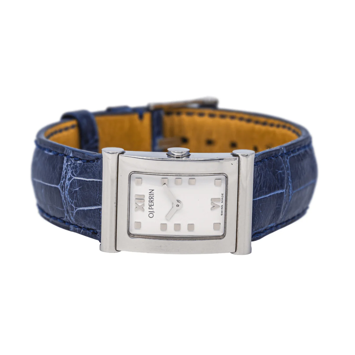 Montre O.J. Perrin "Arcada" en acier, cuir et quartz - Image 3