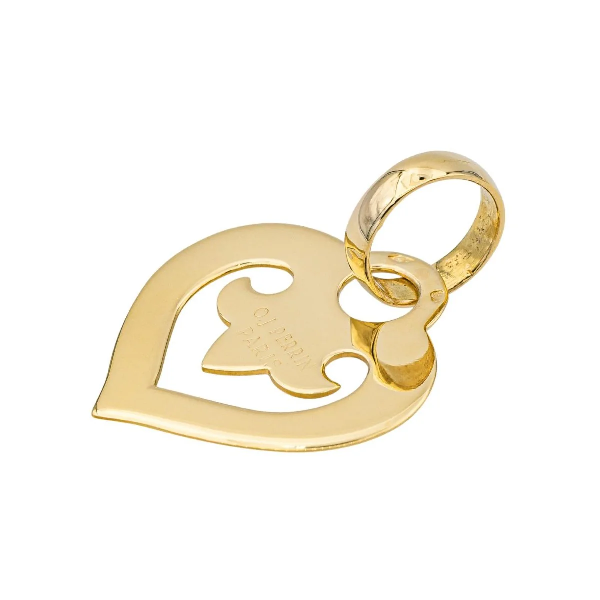 Collier Pendentif PERRIN en or jaune - Image 4