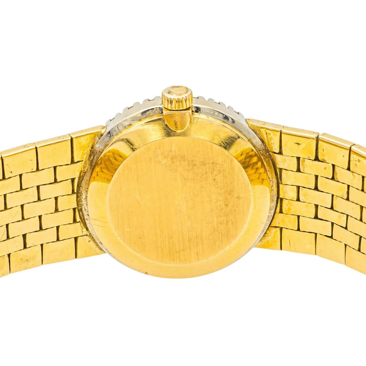 Montre OMEGA en or jaune, saphir et diamants - Image 6
