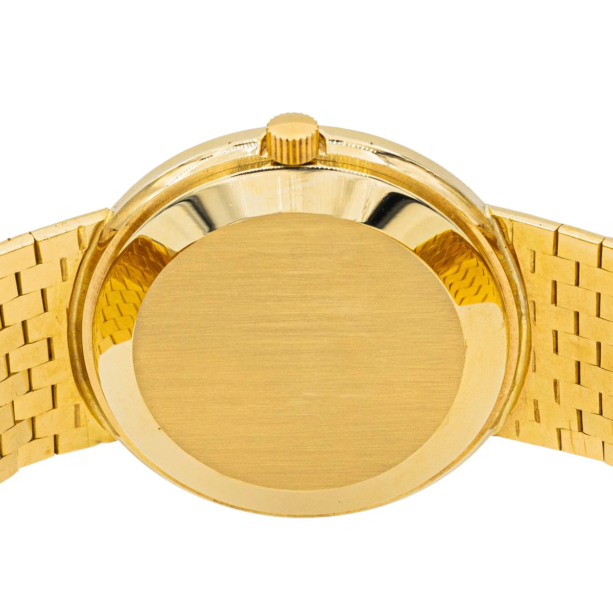 Montre OMEGA en or jaune, oeil de tigre et diamants - Image 4