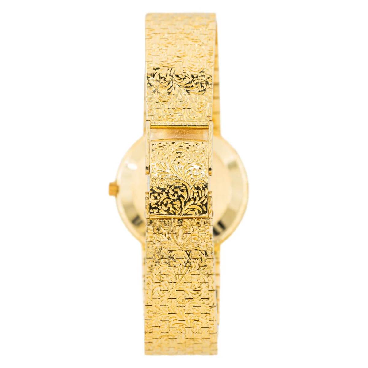 Montre OMEGA en or jaune, oeil de tigre et diamants - Image 5