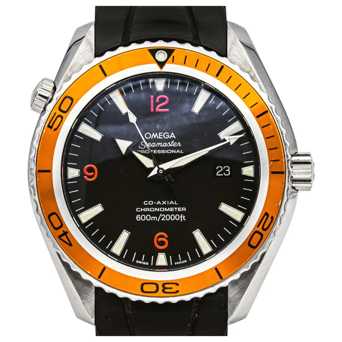 Montre OMEGA "Seamaster Planet Ocean" en acier - Image 3
