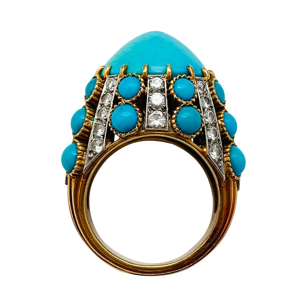 Parure CARTIER Paris, turquoises et diamants - Image 10