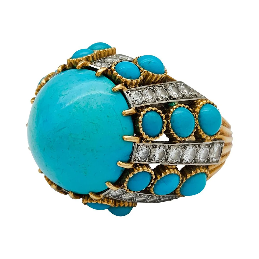 Parure CARTIER Paris, turquoises et diamants - Image 12