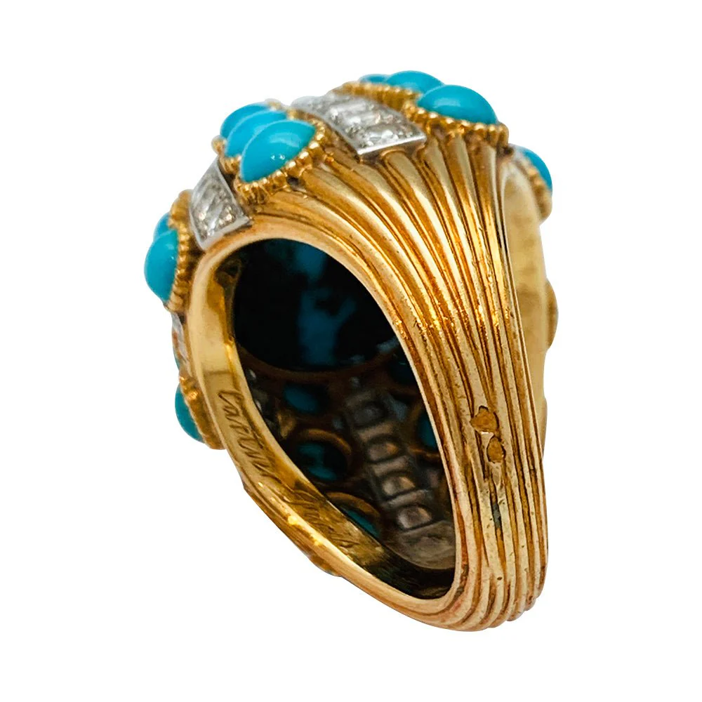 Parure CARTIER Paris, turquoises et diamants - Image 15