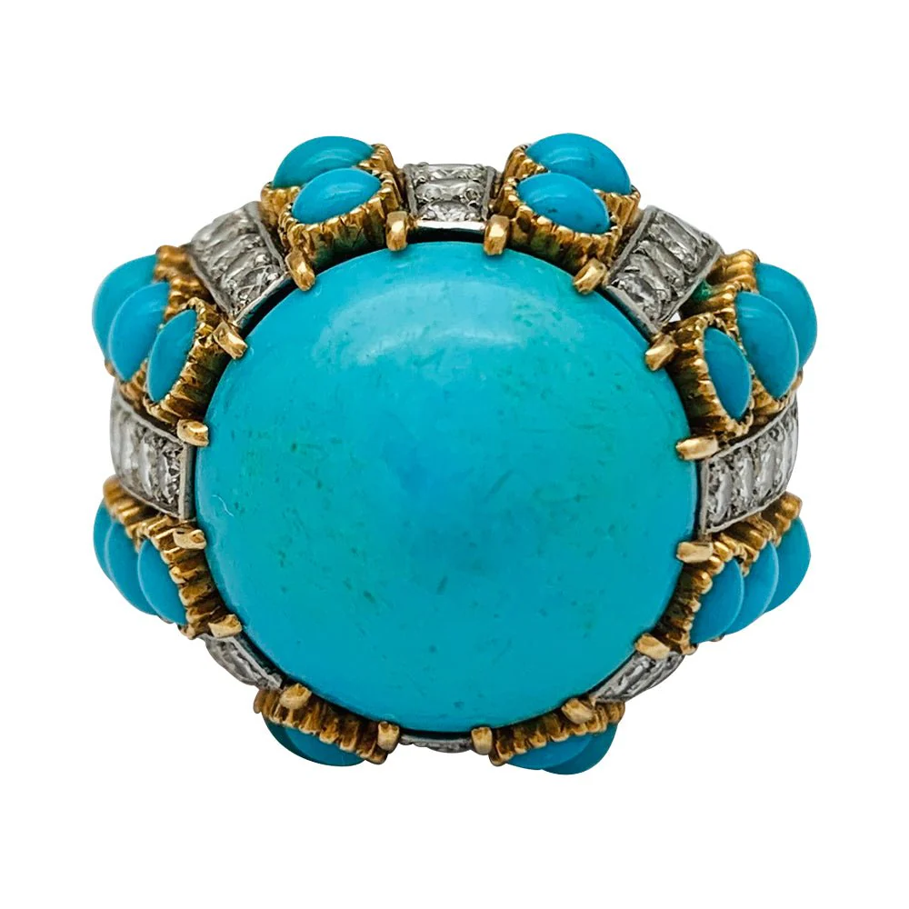 Parure CARTIER Paris, turquoises et diamants - Image 17