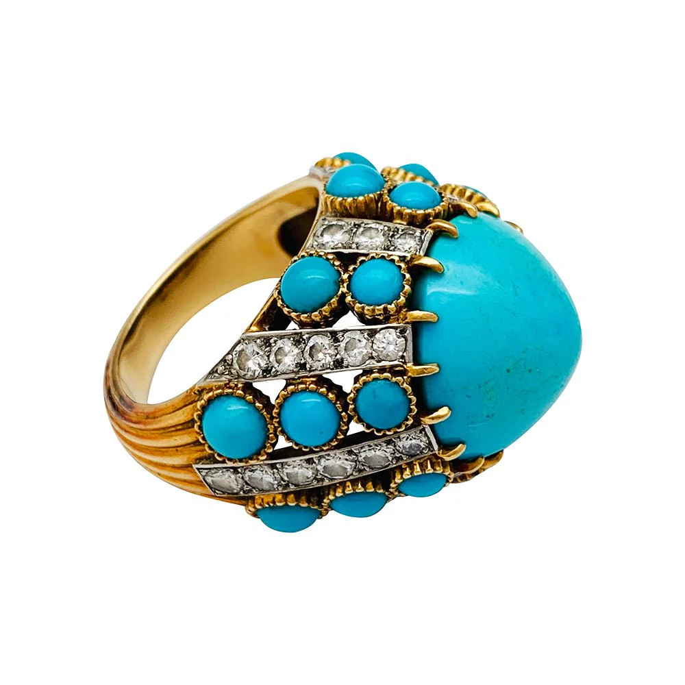 Parure CARTIER Paris, turquoises et diamants - Image 18