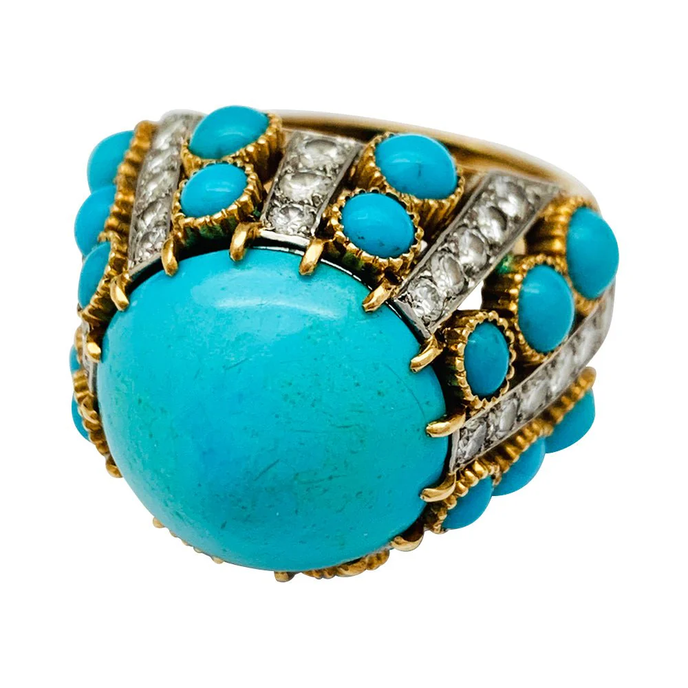 Parure CARTIER Paris, turquoises et diamants - Image 19