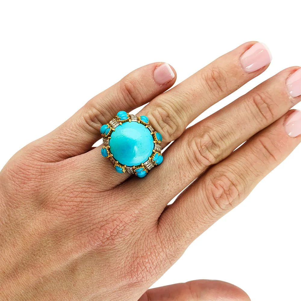 Parure CARTIER Paris, turquoises et diamants - Image 21