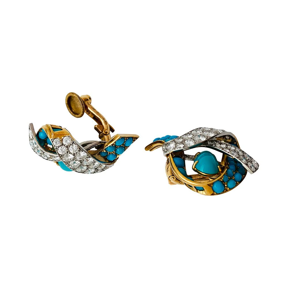 Parure CARTIER Paris, turquoises et diamants - Image 9