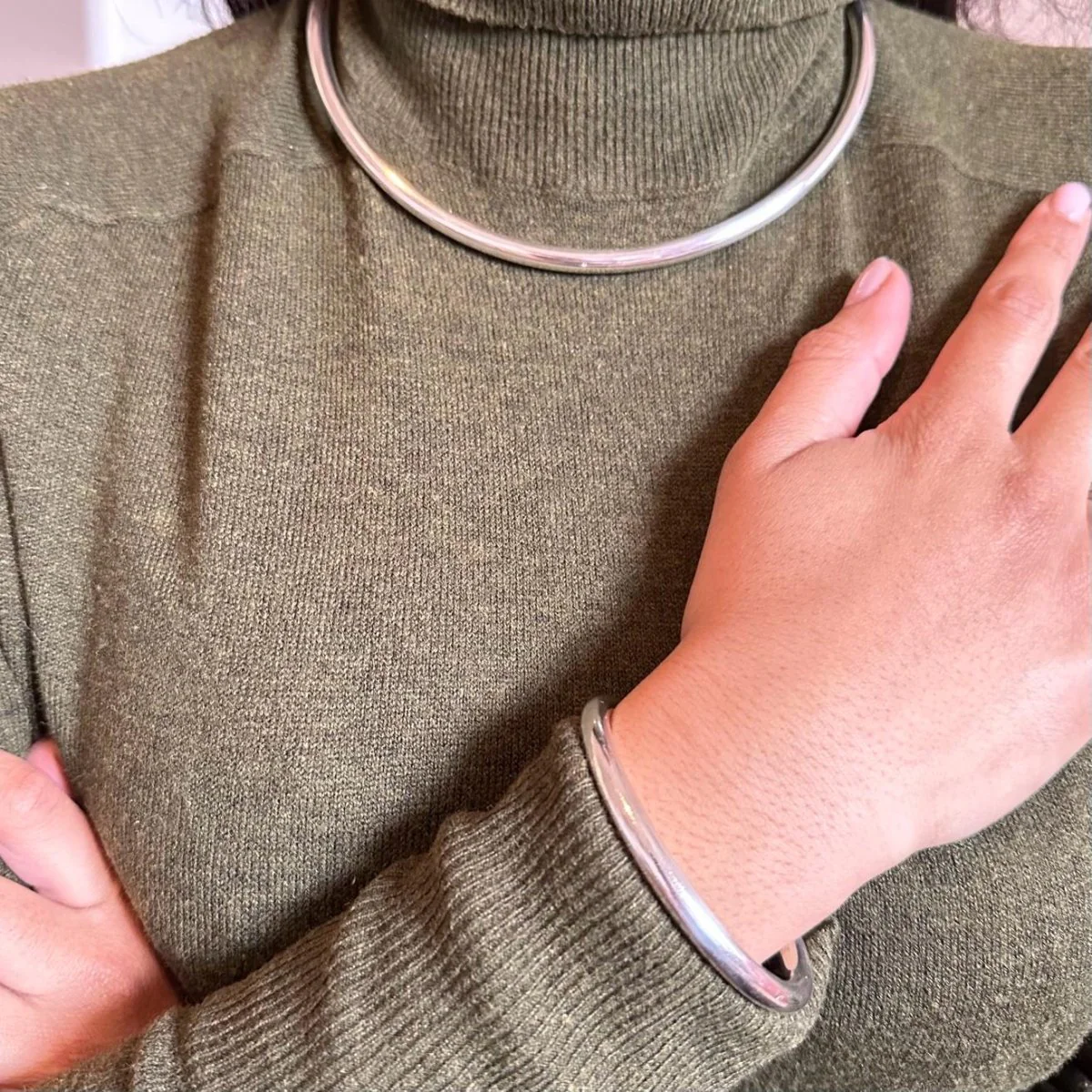 Parure HERMES en argent - Image 2