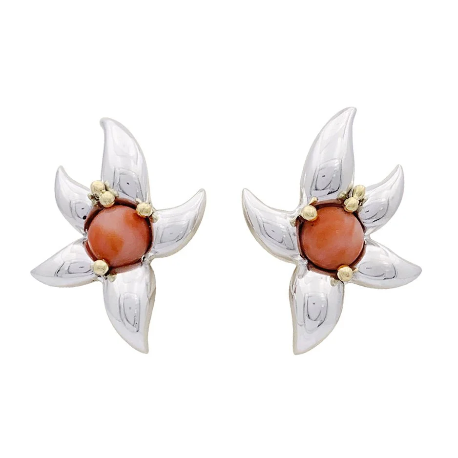 Parure TIFFANY & CO. en or jaune, argent et corail - Image 3