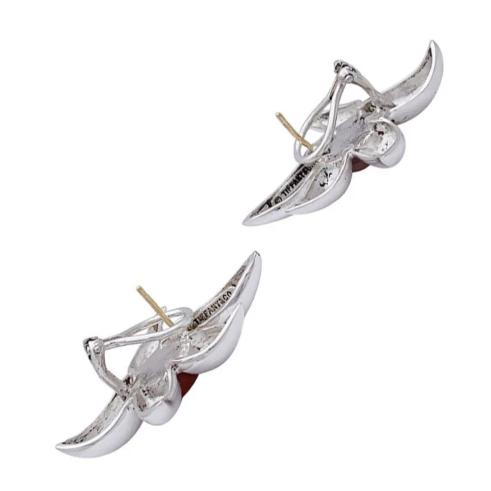 Parure TIFFANY & CO. en or jaune, argent et corail - Image 5