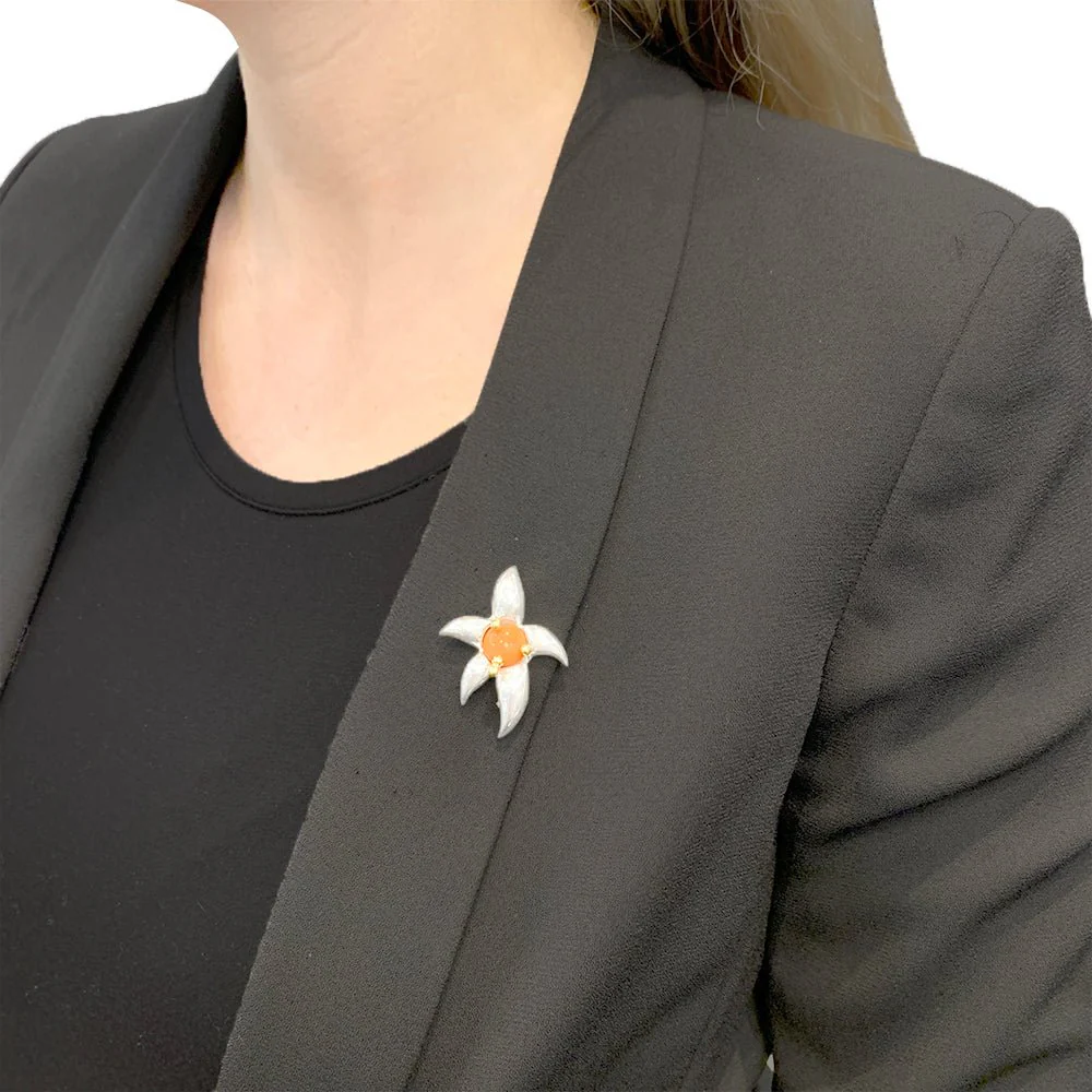 Parure TIFFANY & CO. en or jaune, argent et corail - Image 9