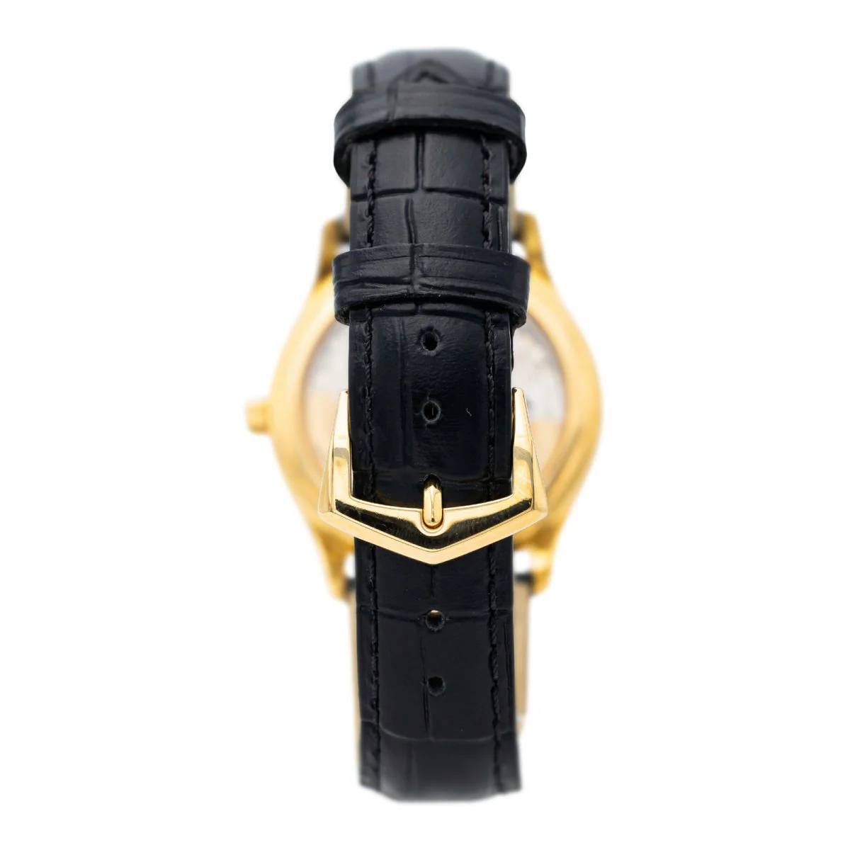 Montre PATEK PHILIPPE "Calatrava" en or jaune et cuir - Image 3