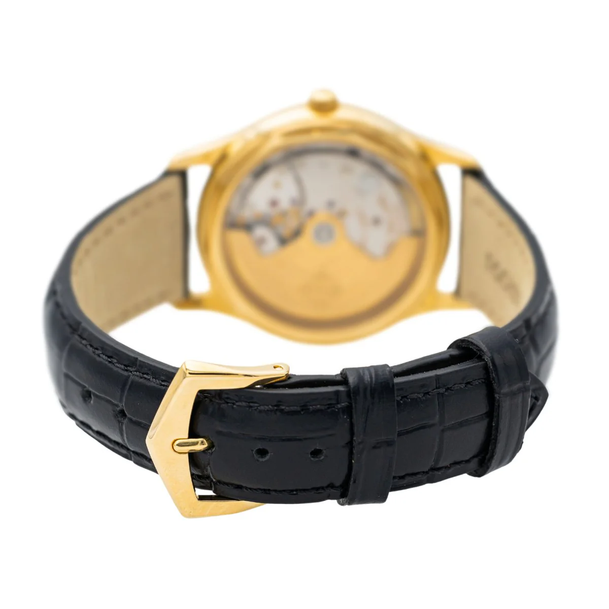 Montre PATEK PHILIPPE "Calatrava" en or jaune et cuir - Image 5