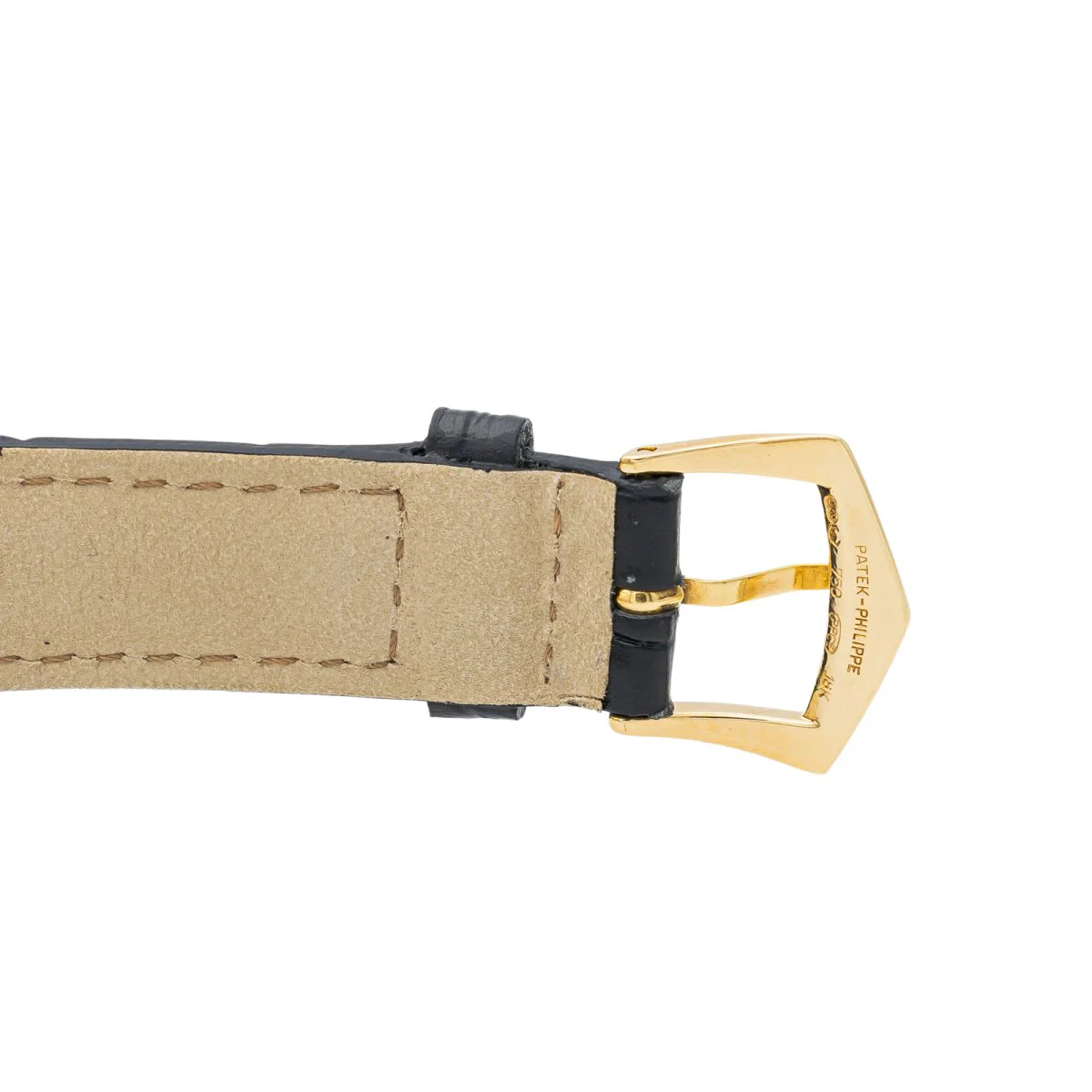 Montre PATEK PHILIPPE "Calatrava" en or jaune et cuir - Image 7