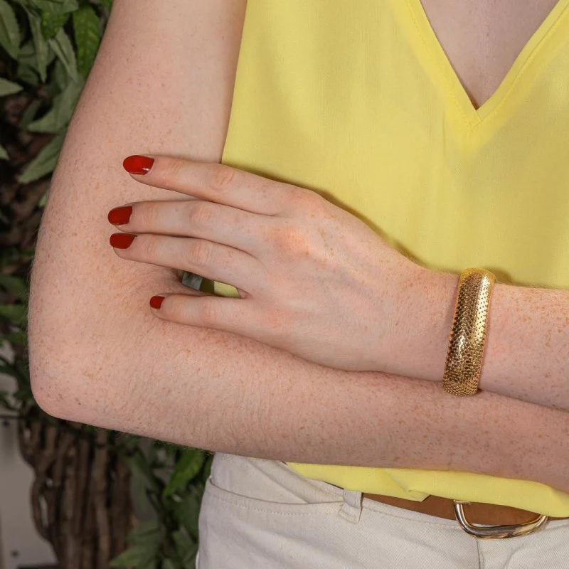 Bracelet Maille PAUL LECLERC en or jaune - Image 2