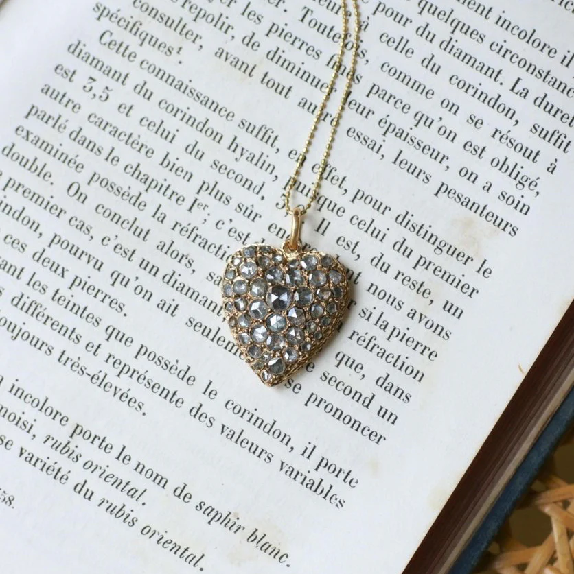 Pendentif en or rose et diamants - Image 10