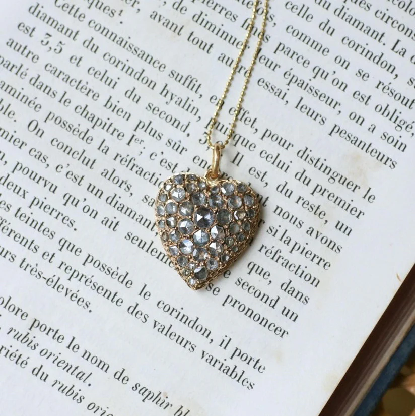 Pendentif en or rose et diamants - Image 5