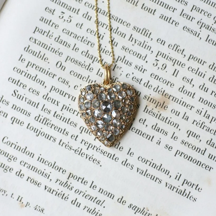 Pendentif en or rose et diamants - Image 8