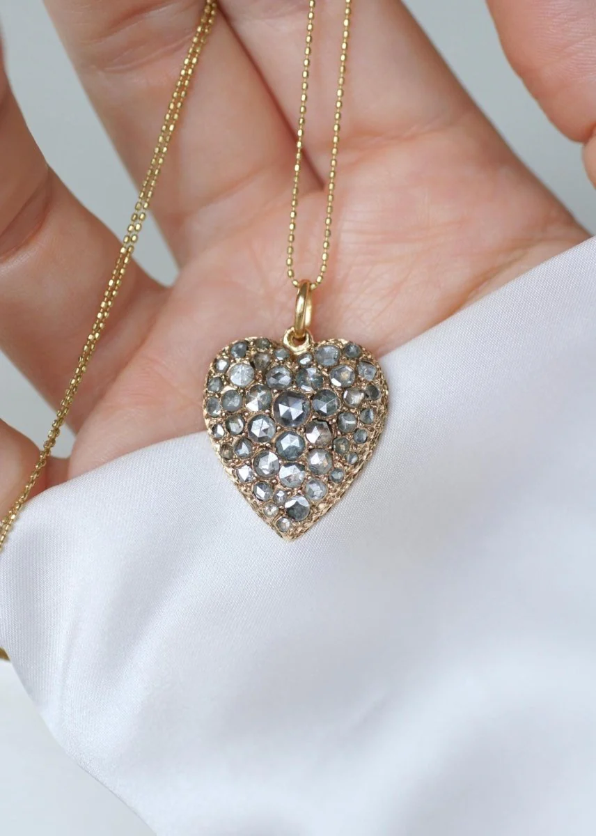 Pendentif en or rose et diamants - Image 9