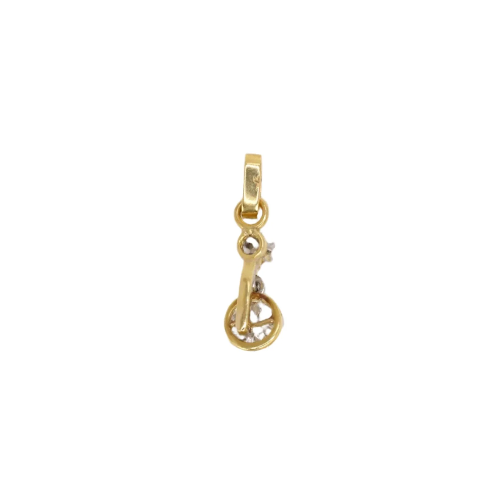 Pendentif ancien diamants 0,15 ct - Image 4
