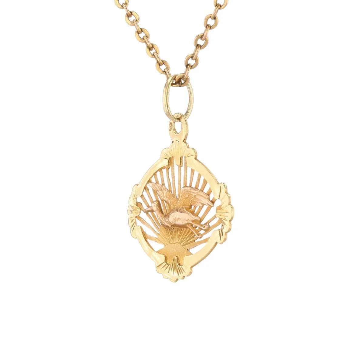Pendentif en or jaune et or rose - Image 3