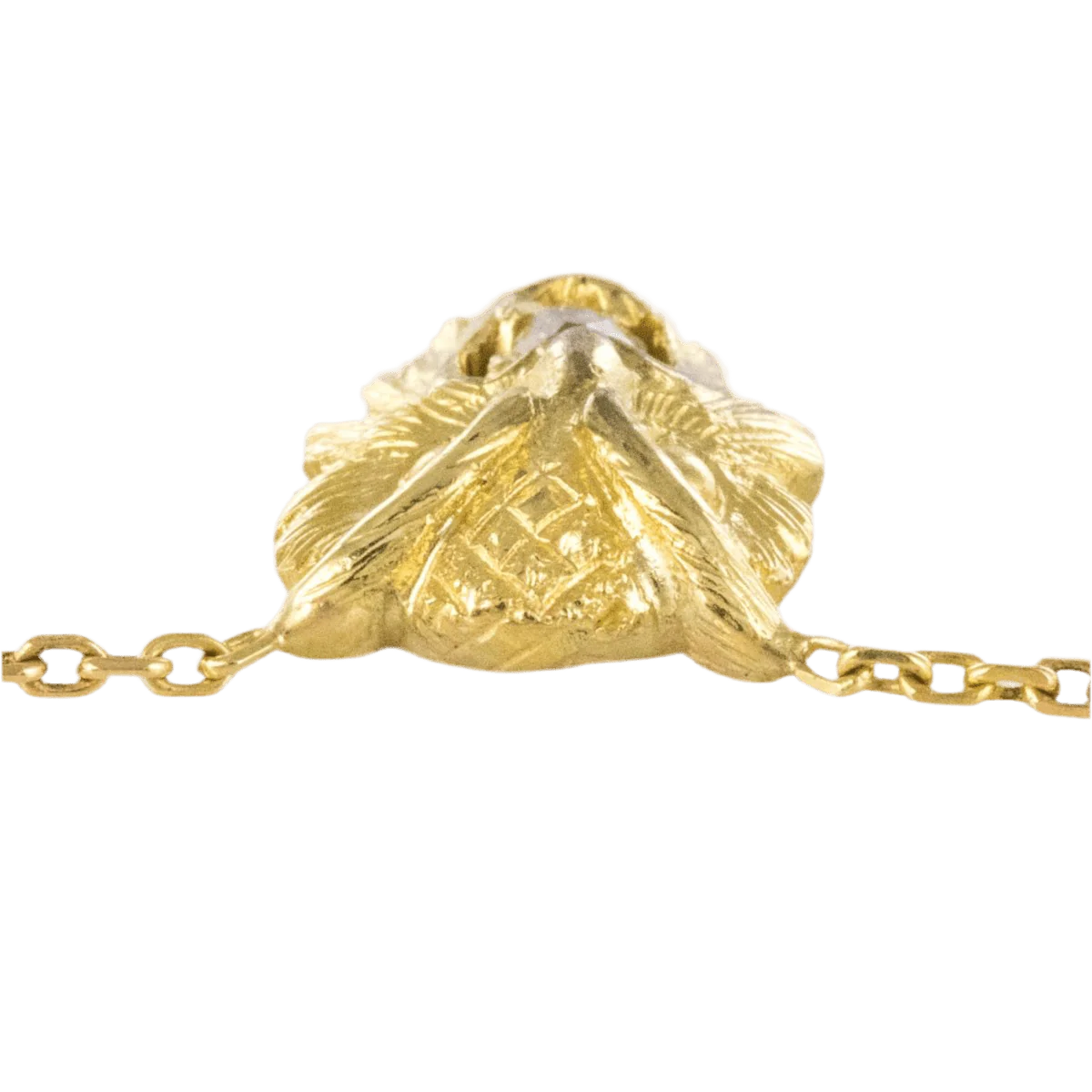 Collier Pendentif en or jaune et diamant - Image 4