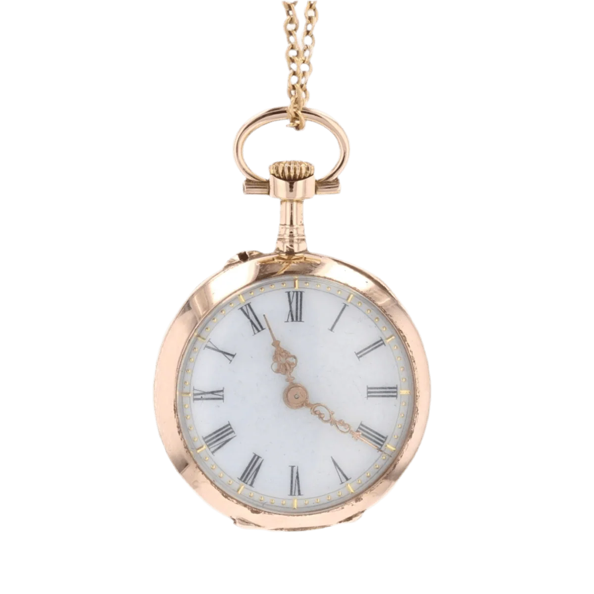 Pendentif en or rose et or vert - Image 3