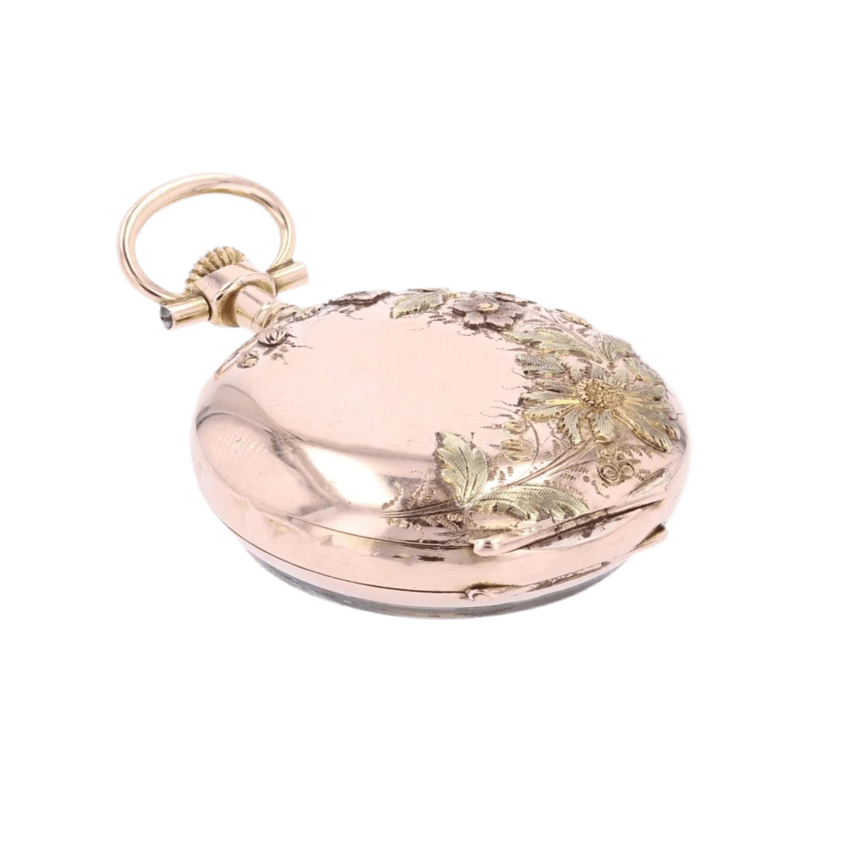 Pendentif en or rose et or vert - Image 4