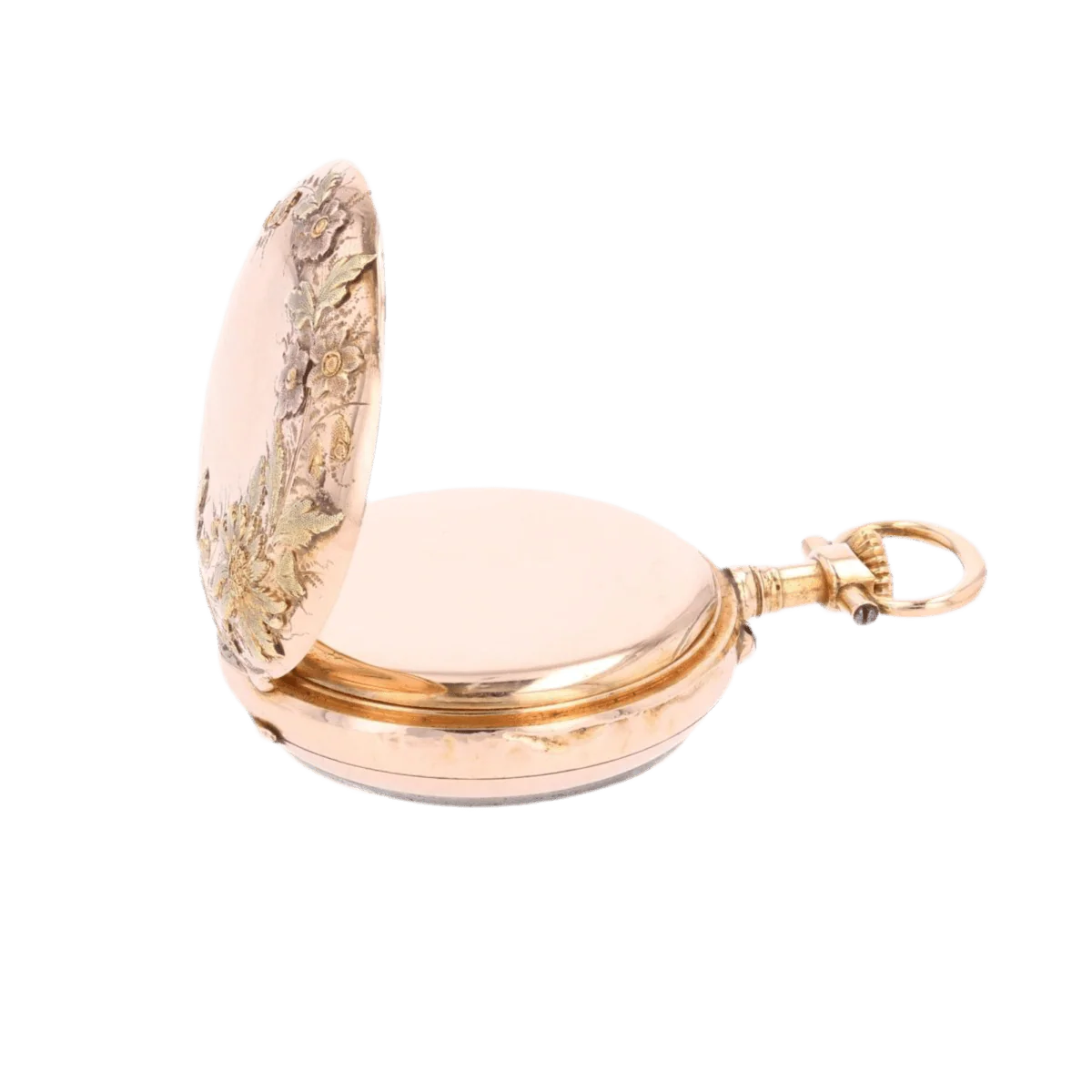 Pendentif en or rose et or vert - Image 5