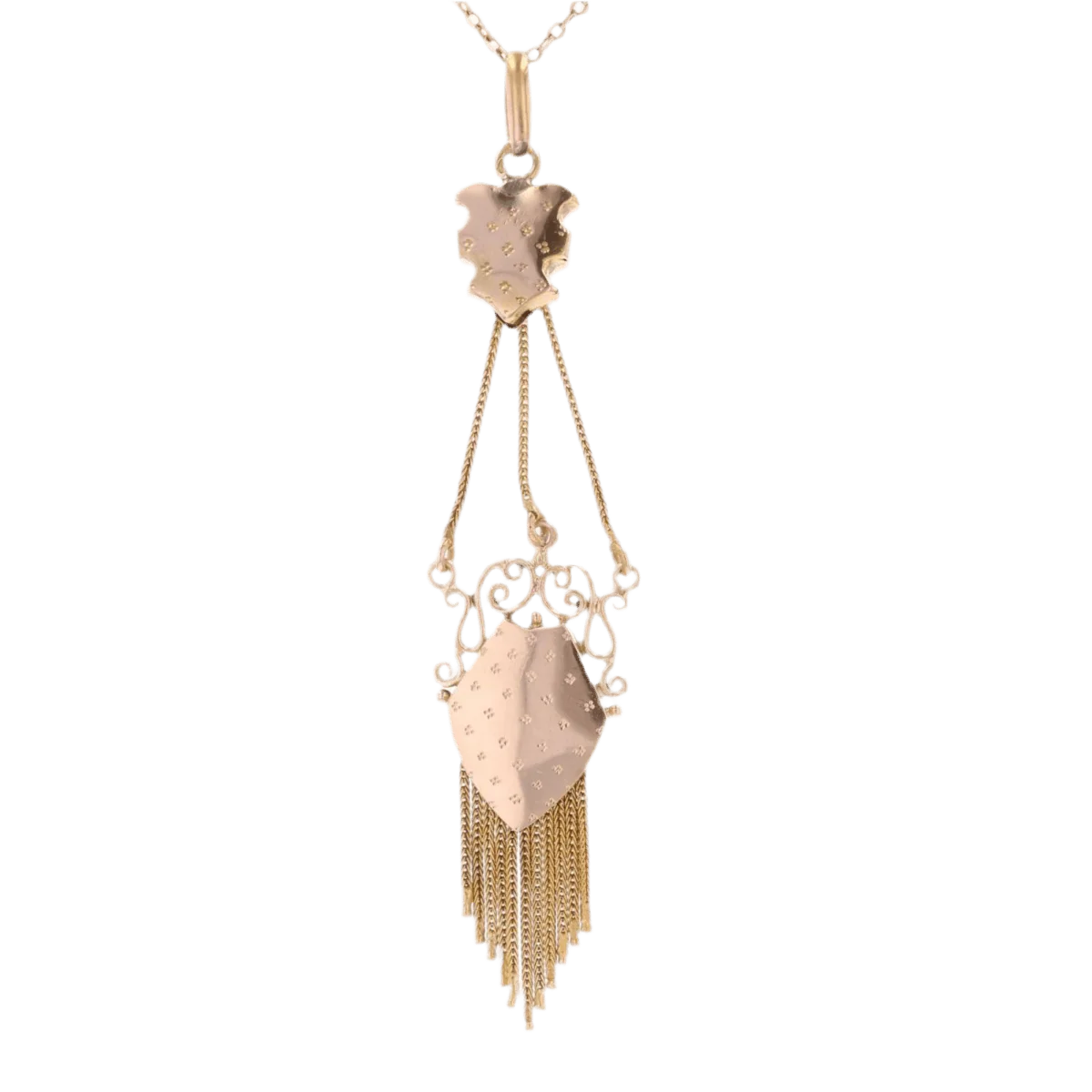 Pendentif en or jaune, or rose et or vert - Image 4