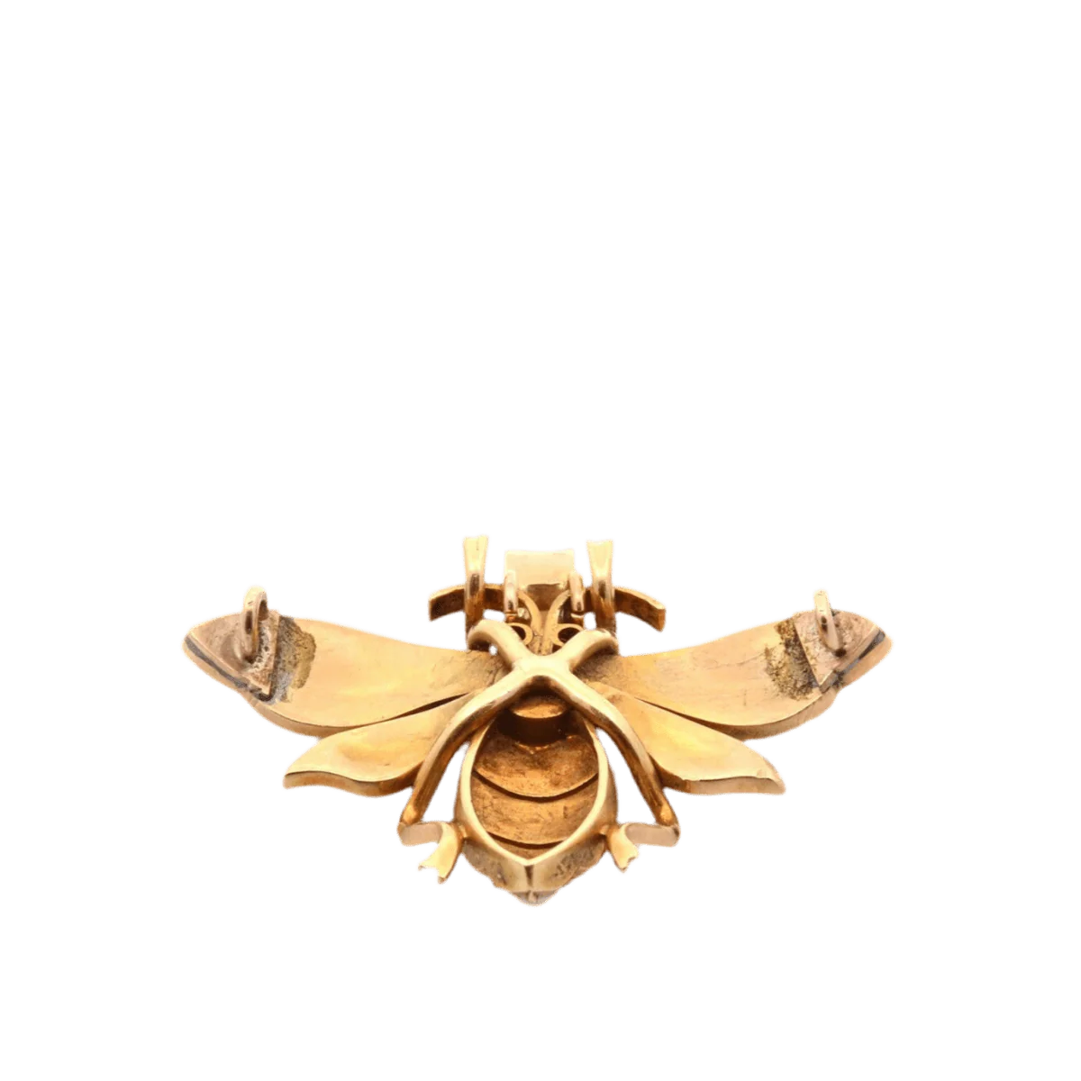 Pendentif en or jaune, perles et rubis - Image 2