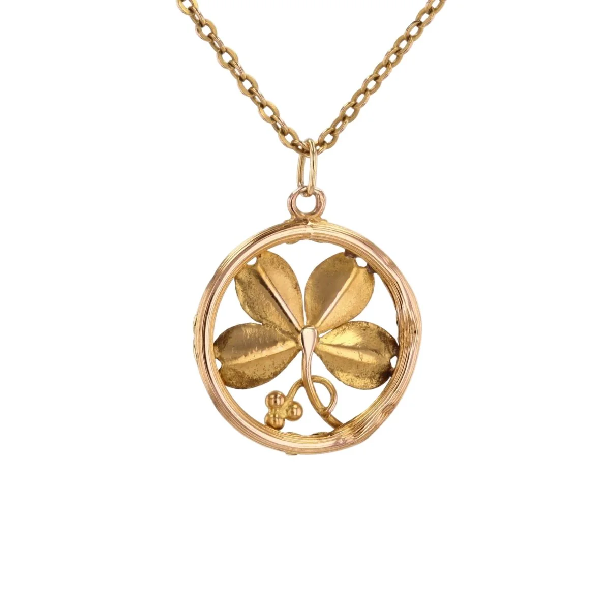 Pendentif en or jaune, or rose et or vert - Image 5