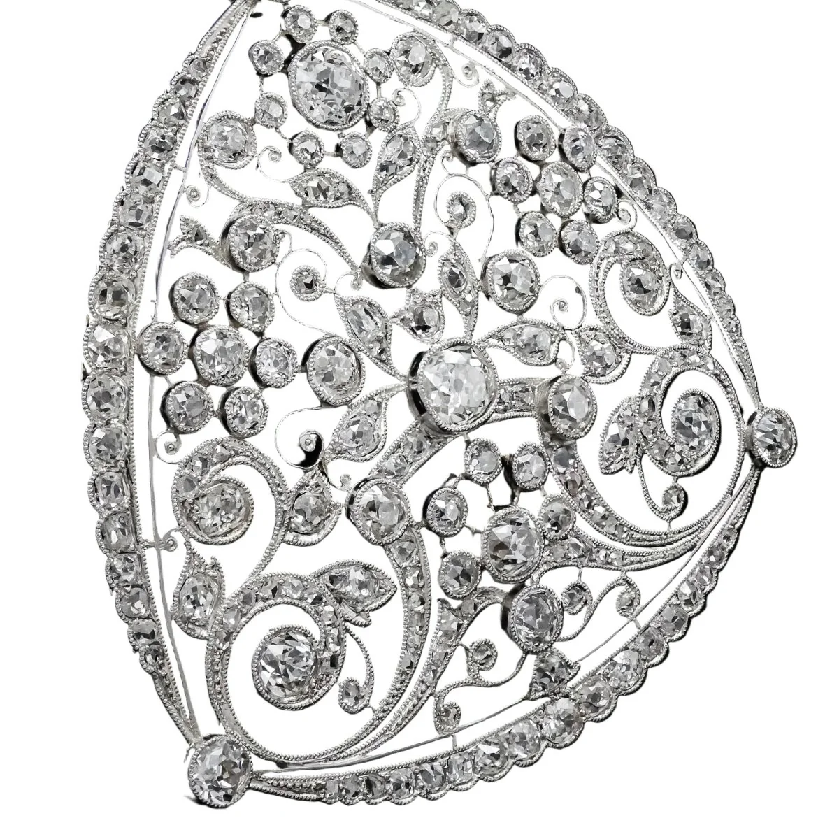Pendentif GEORGES AUCOC en platine et diamants - Image 5