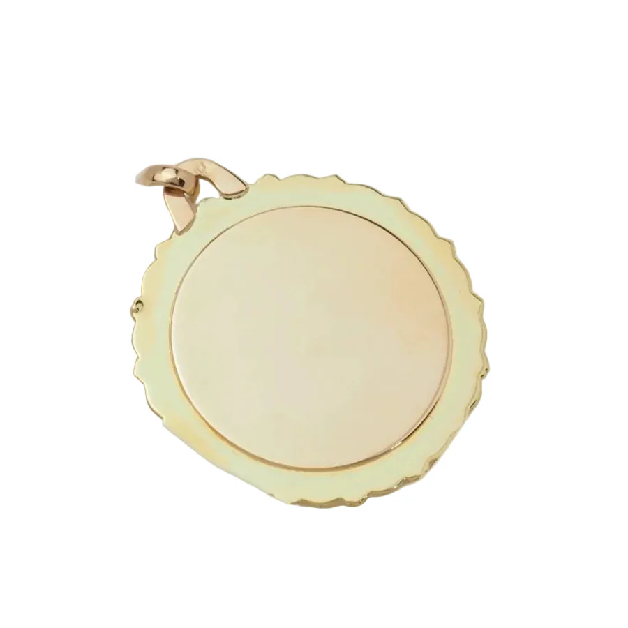 Pendentif AUGIS en or jaune, rubis et diamants - Image 2
