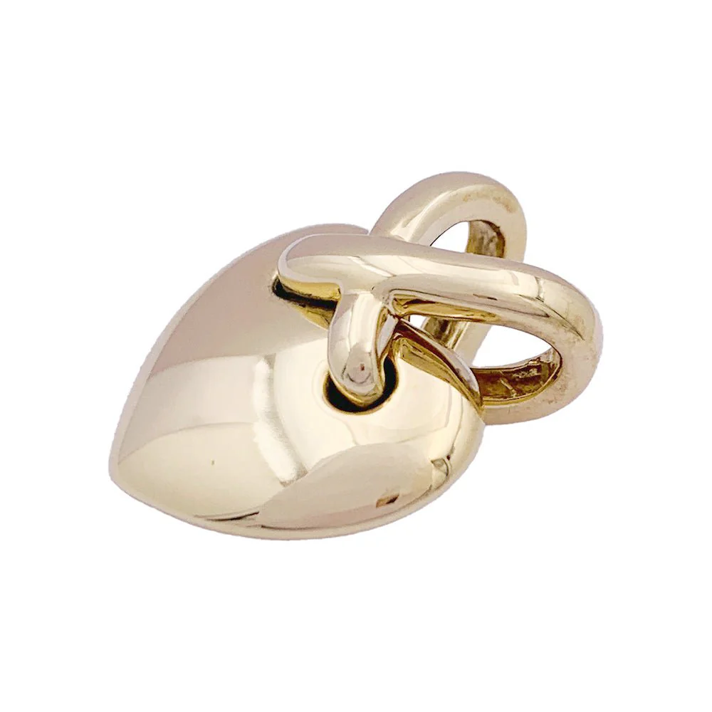 Pendentif CHAUMET "Mini Coeur Liens", en or jaune. - Image 4
