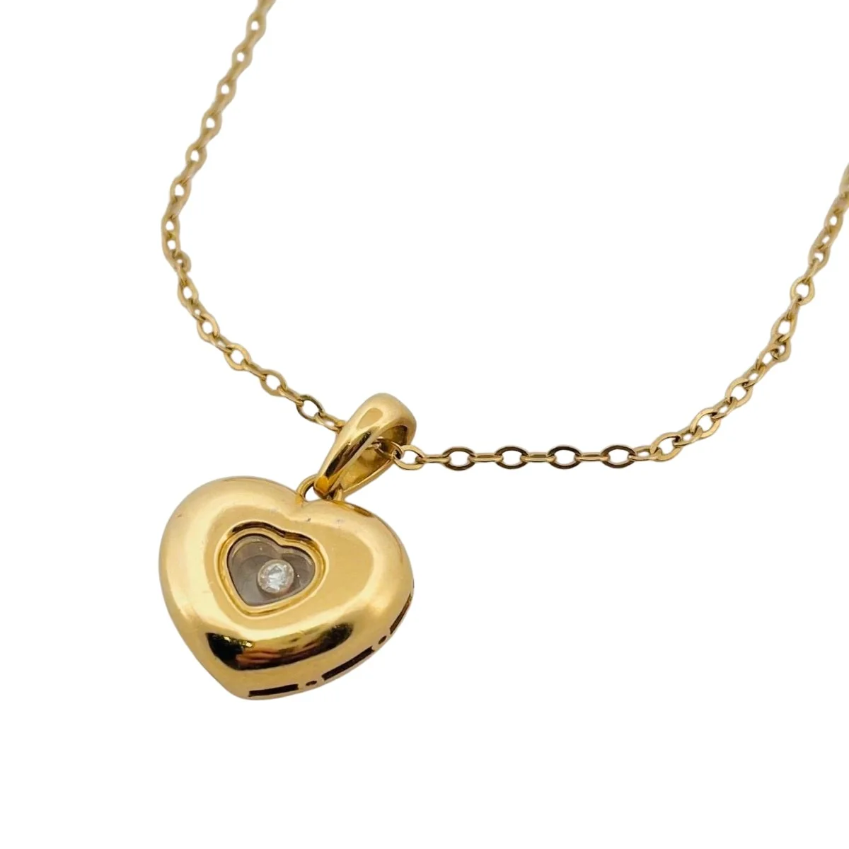 Collier Pendentif CHOPARD "Happy Diamonds" en or jaune et diamants
