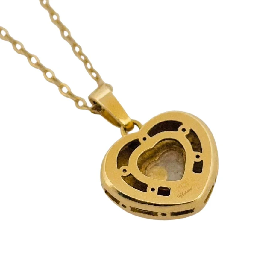 Collier Pendentif CHOPARD "Happy Diamonds" en or jaune et diamants - Image 4