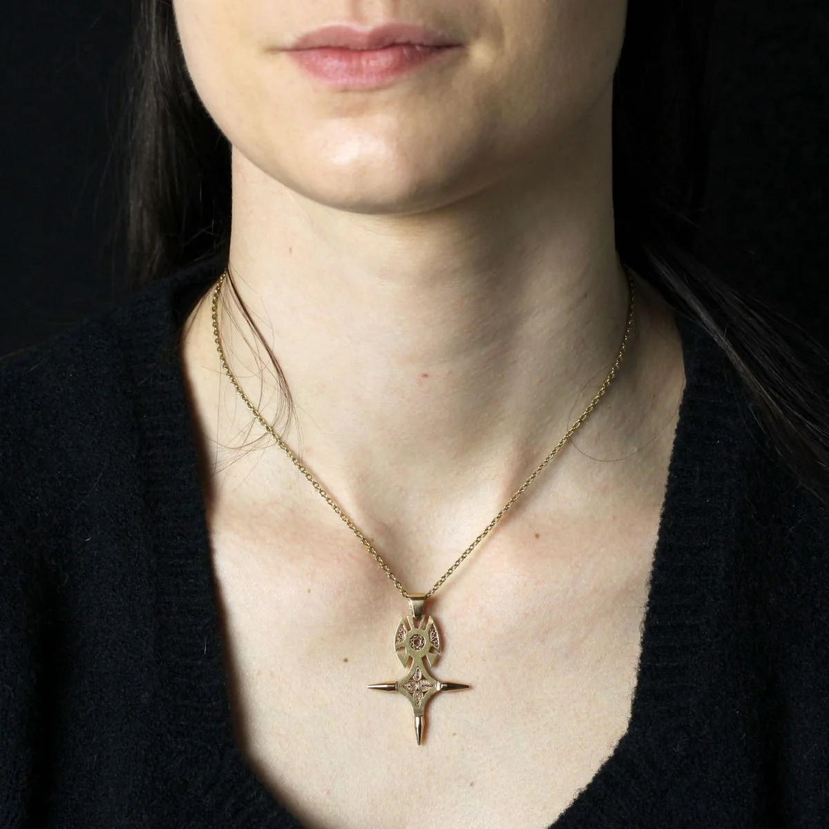 Pendentif en or rose - Image 2