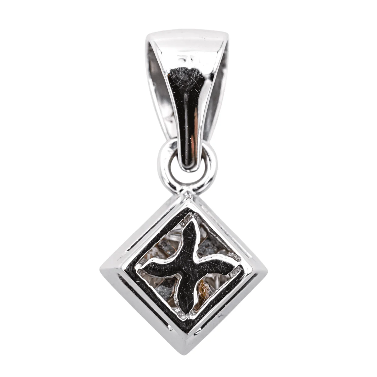 Pendentif en or blanc et diamant - Image 5