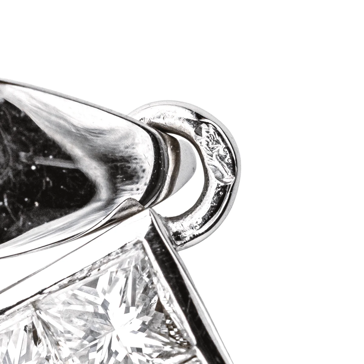 Pendentif en or blanc et diamant - Image 6